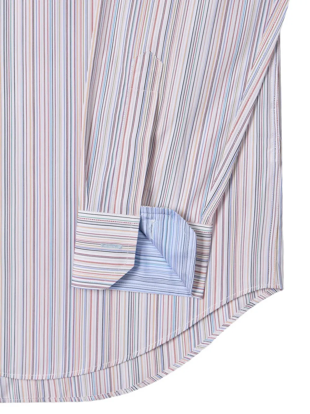 Paul Smith Gestreept katoenen overhemd Wit