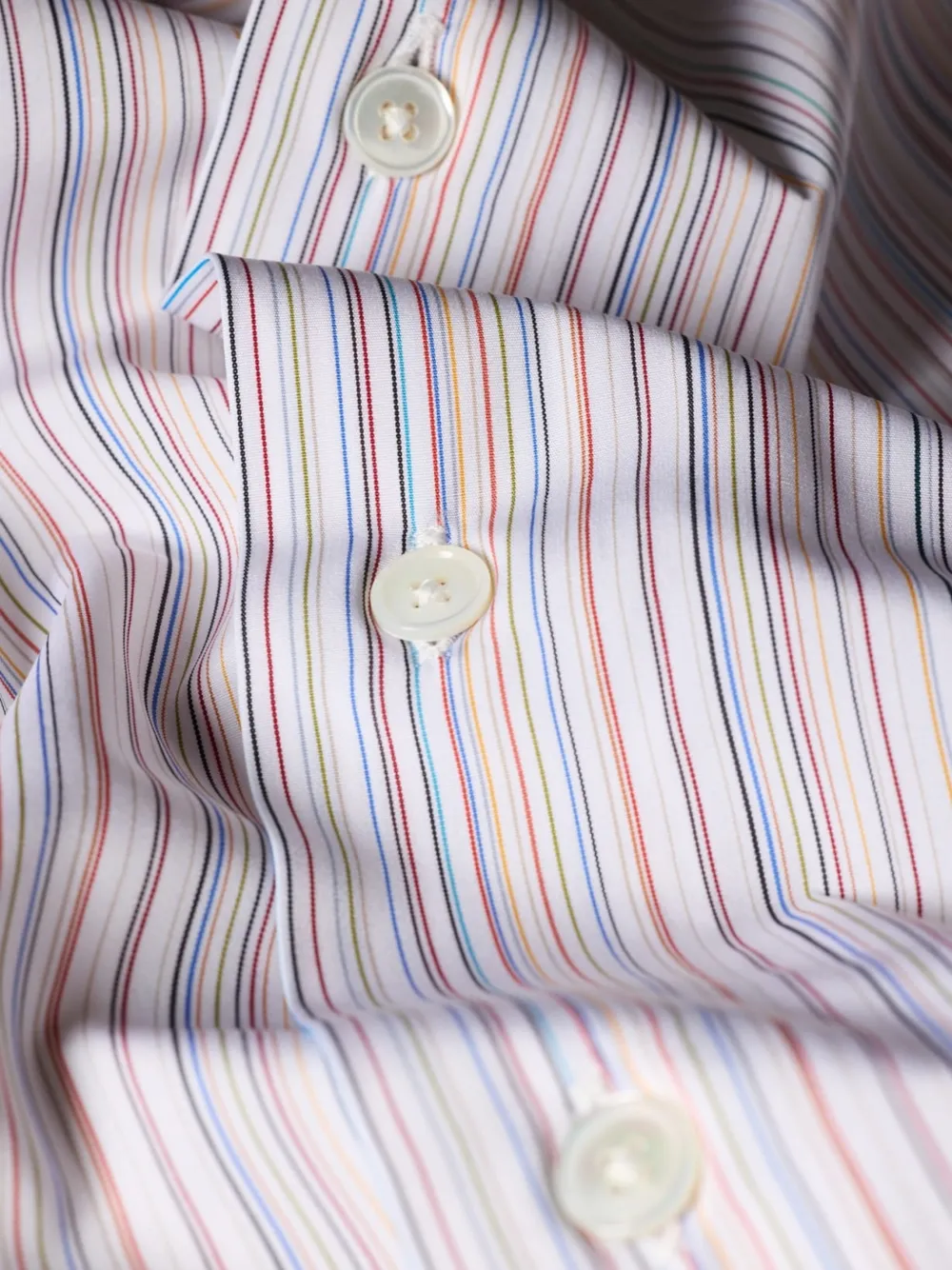 Paul Smith Gestreept katoenen overhemd Wit
