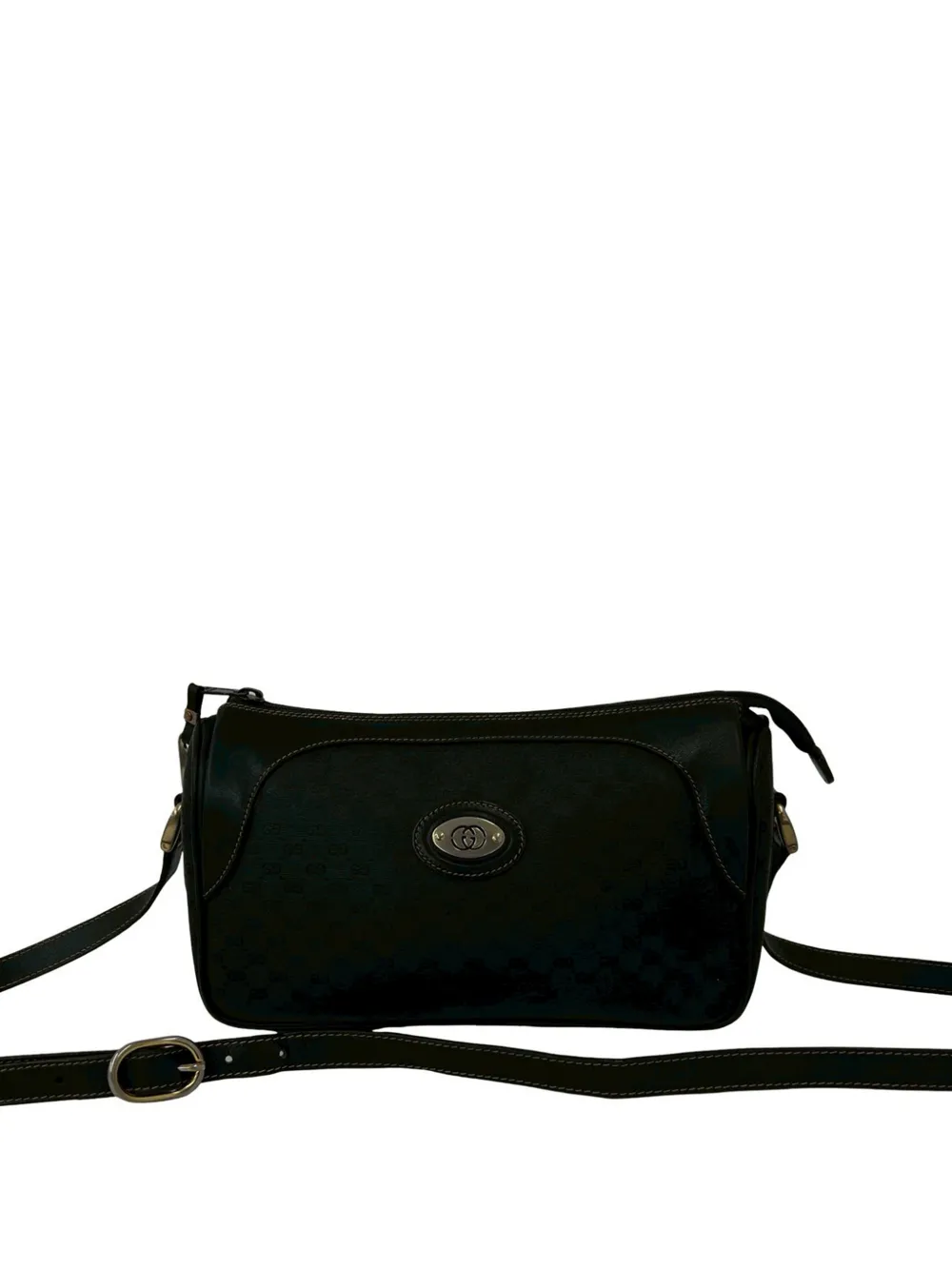 Gucci Pre-Owned 20th Century Micro GG Supreme crossbody bag - Nero