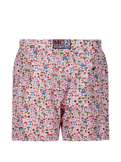 MC2 Saint Barth graphic-print swim shorts