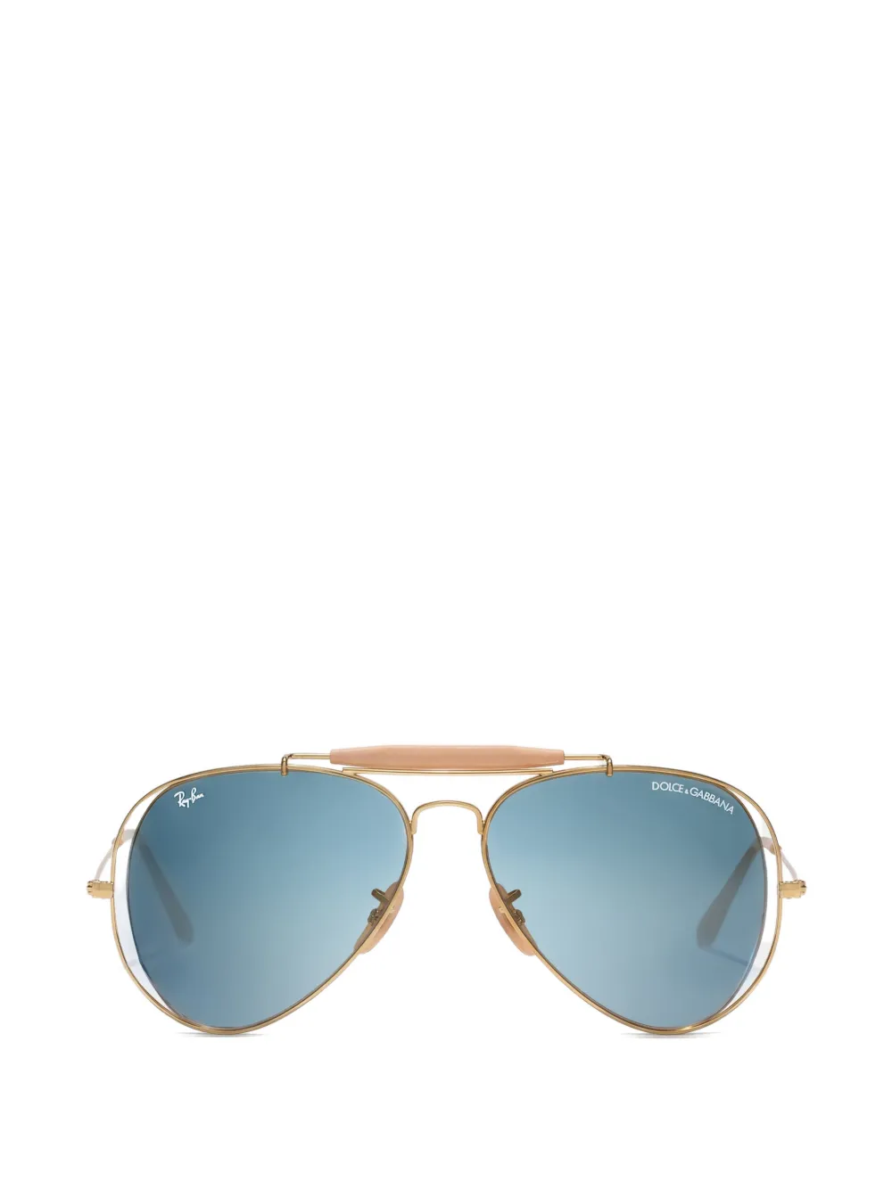 Dolce & Gabbana Eyewear x ray-ban pilot-frame sunglasses - Oro