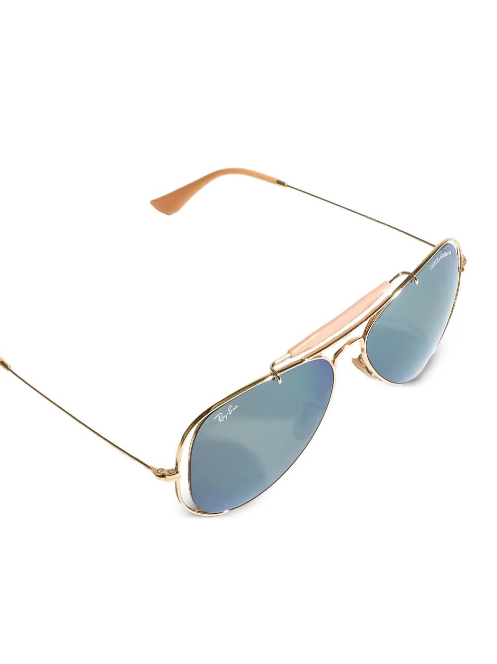 Dolce & Gabbana Eyewear X Ray-Ban zonnebril met piloten montuur Goud