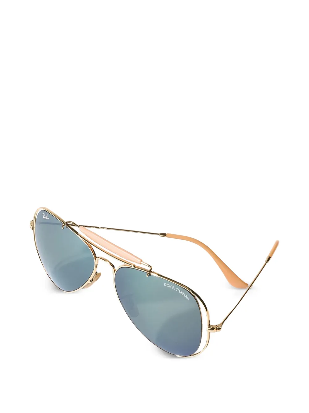 Dolce & Gabbana Eyewear X Ray-Ban zonnebril met piloten montuur Goud
