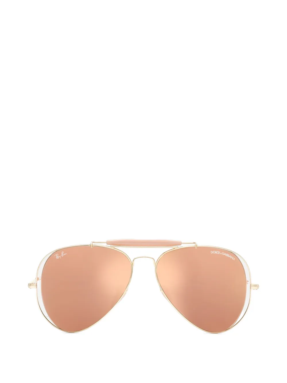 Dolce & Gabbana Eyewear x RAY-BAN aviator-frame sunglasses - Oro