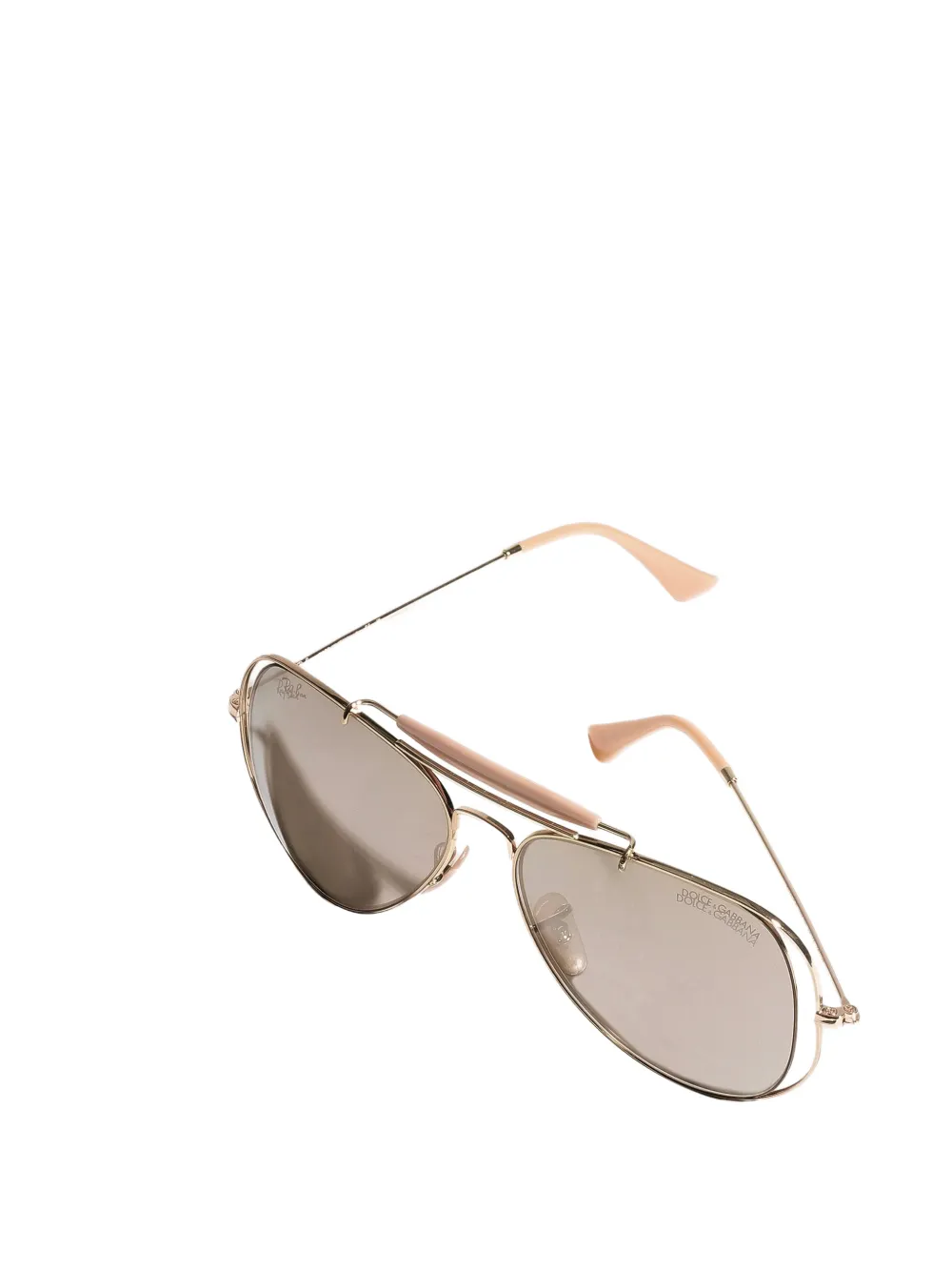 Dolce & Gabbana Eyewear x RAY-BAN zonnebril met piloten montuur Goud