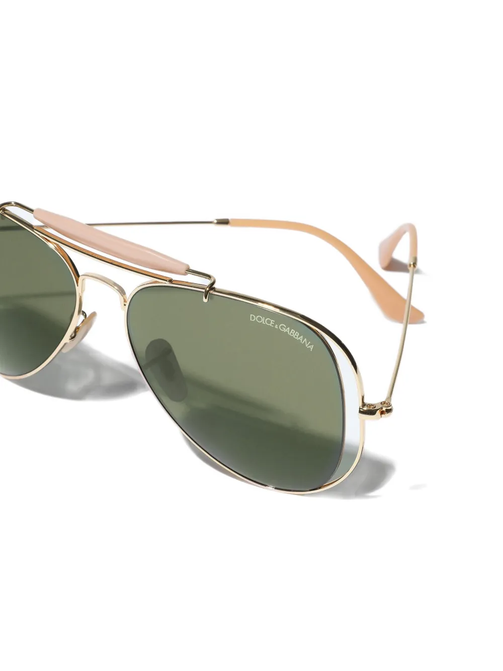 Dolce & Gabbana Eyewear X Ray-Ban zonnebril met piloten montuur Goud