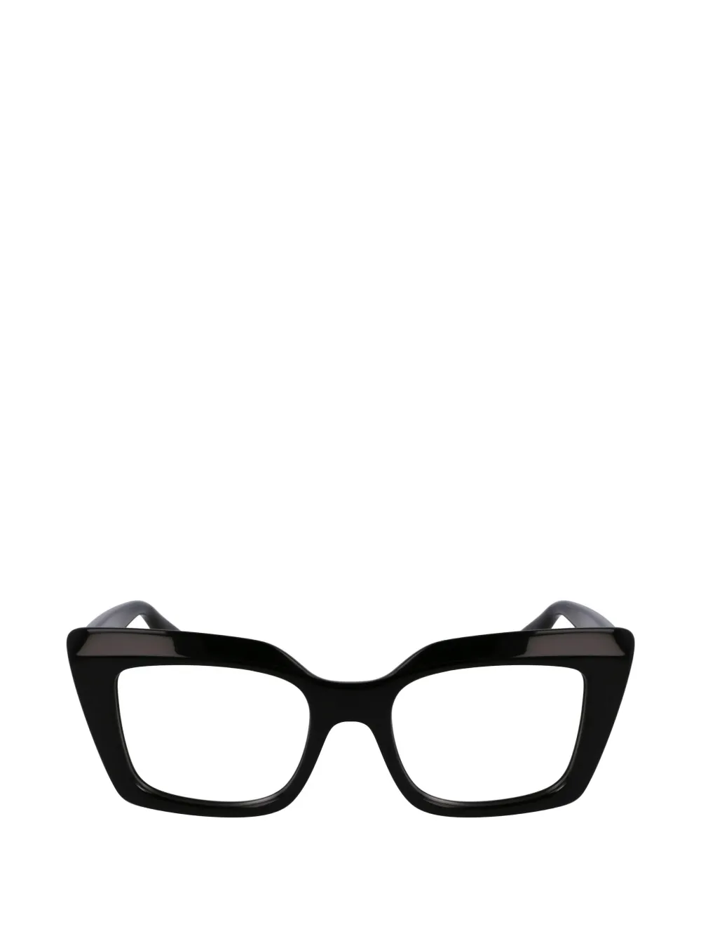 Ferragamo Eyewear Gancini square-frame glasses - Nero