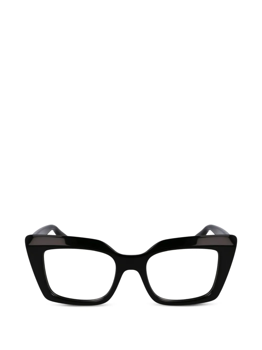 Ferragamo Eyewear Gancini square-frame glasses - Nero