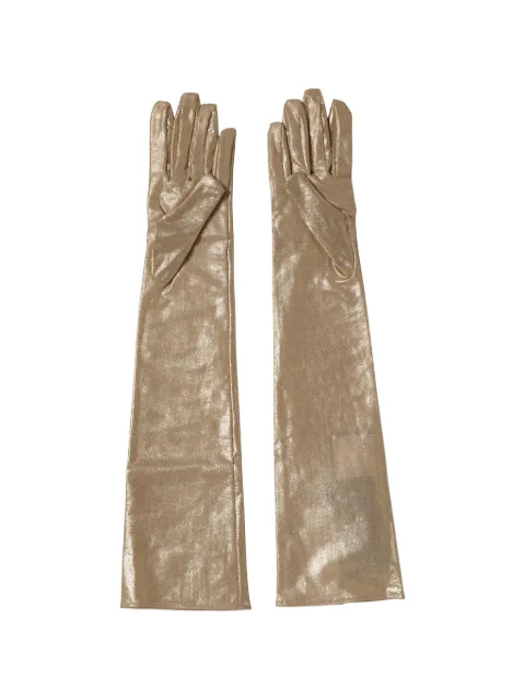 Dolce & Gabbana metalliske albuelange handsker