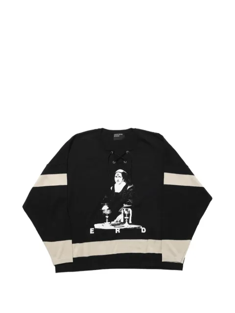 Enfants Riches Déprimés They Broke Me Hockey lace-up sweater