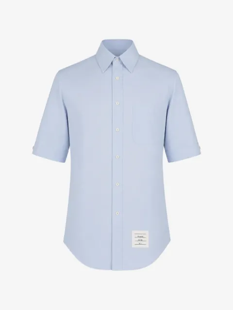 Thom Browne RWB grosgrain short-sleeve shirt