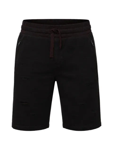 Dolce & Gabbana short à cordon de serrage effet usé