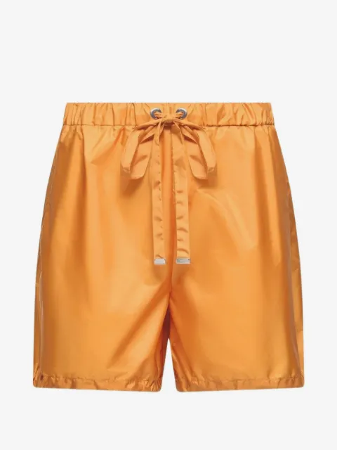 Moncler logo-patch drawstring-waist shorts