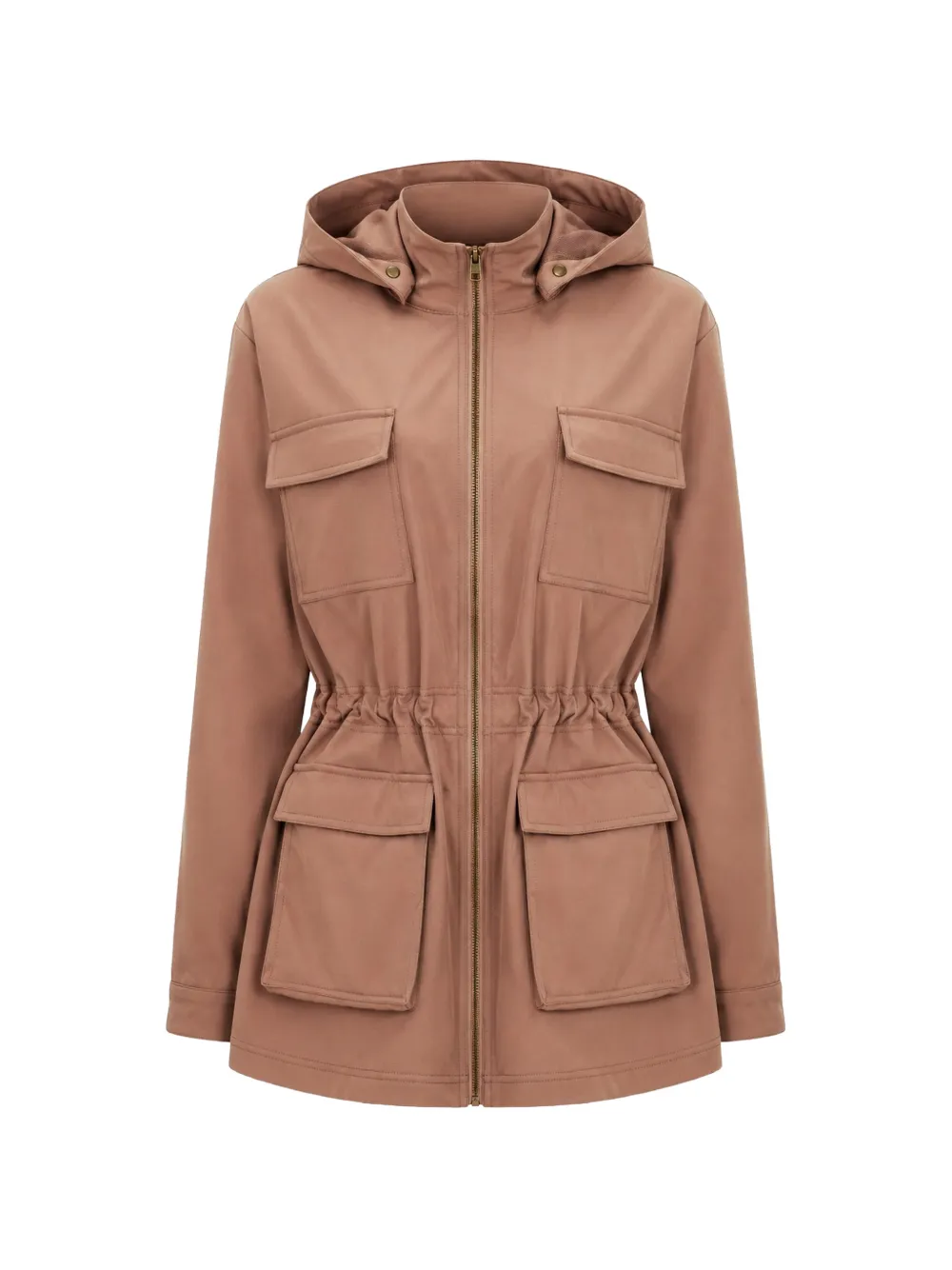 The Upside Freddie fleece-lined anorak - Marrone