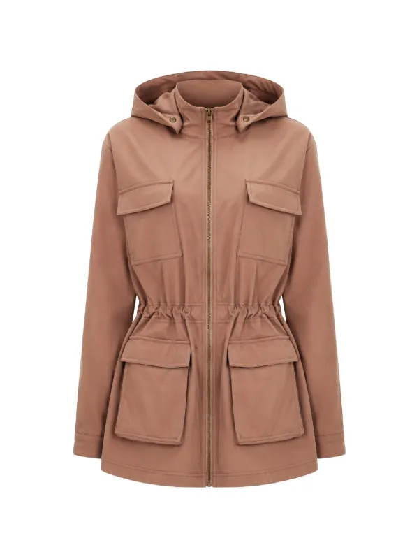 The Upside Freddie Fleece-lined Hoodie in Brown