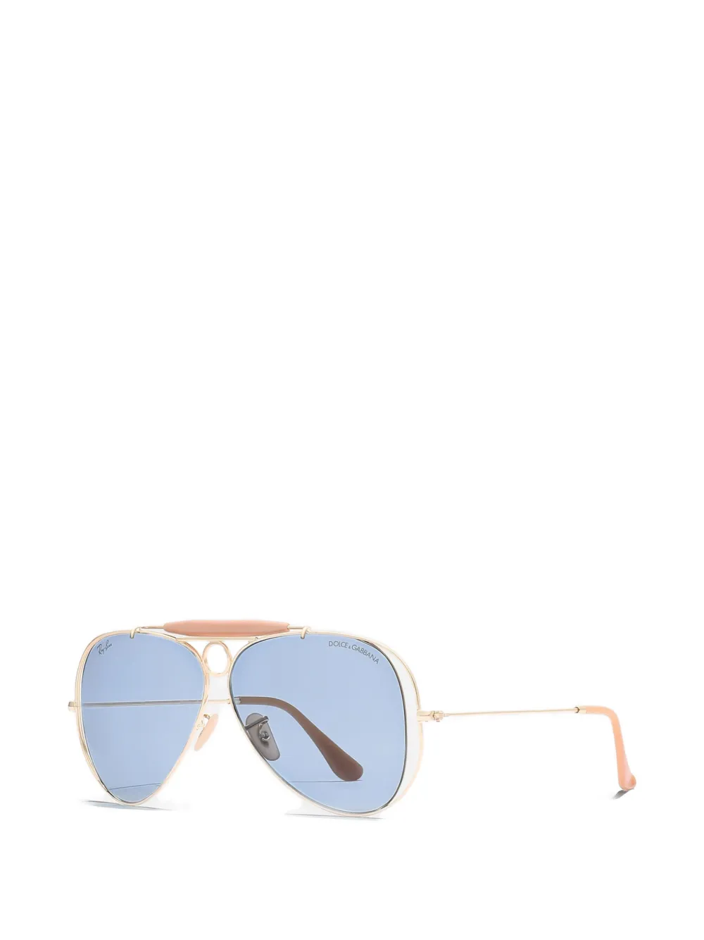 Dolce & Gabbana Eyewear x RAY-BAN zonnebril met piloten montuur Goud