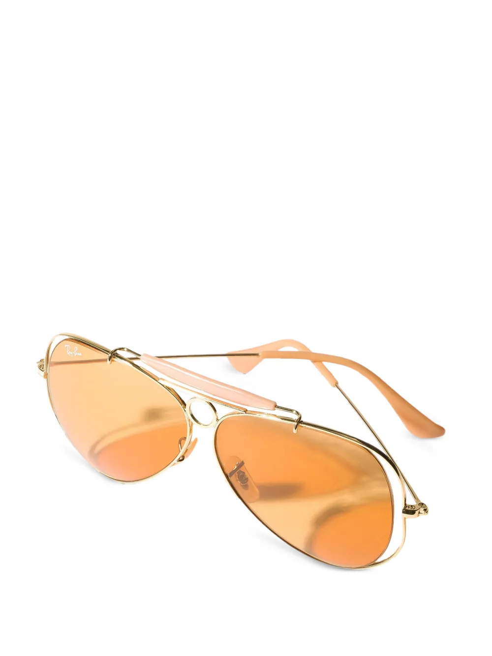 Dolce & Gabbana Eyewear x Ray-Ban zonnebril met piloten montuur Goud