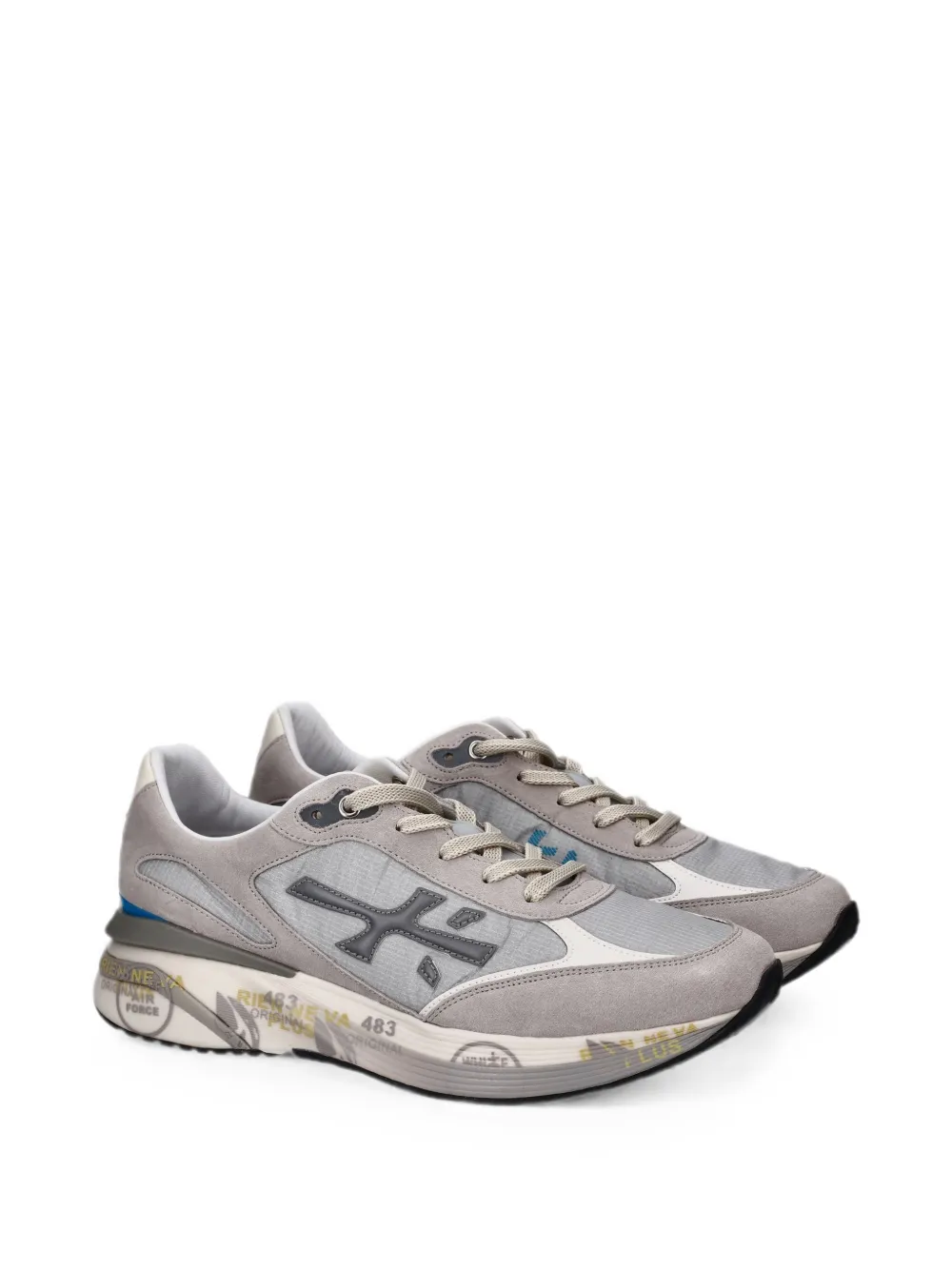 Premiata Moerun 8079 logo-patch sneakers Grijs