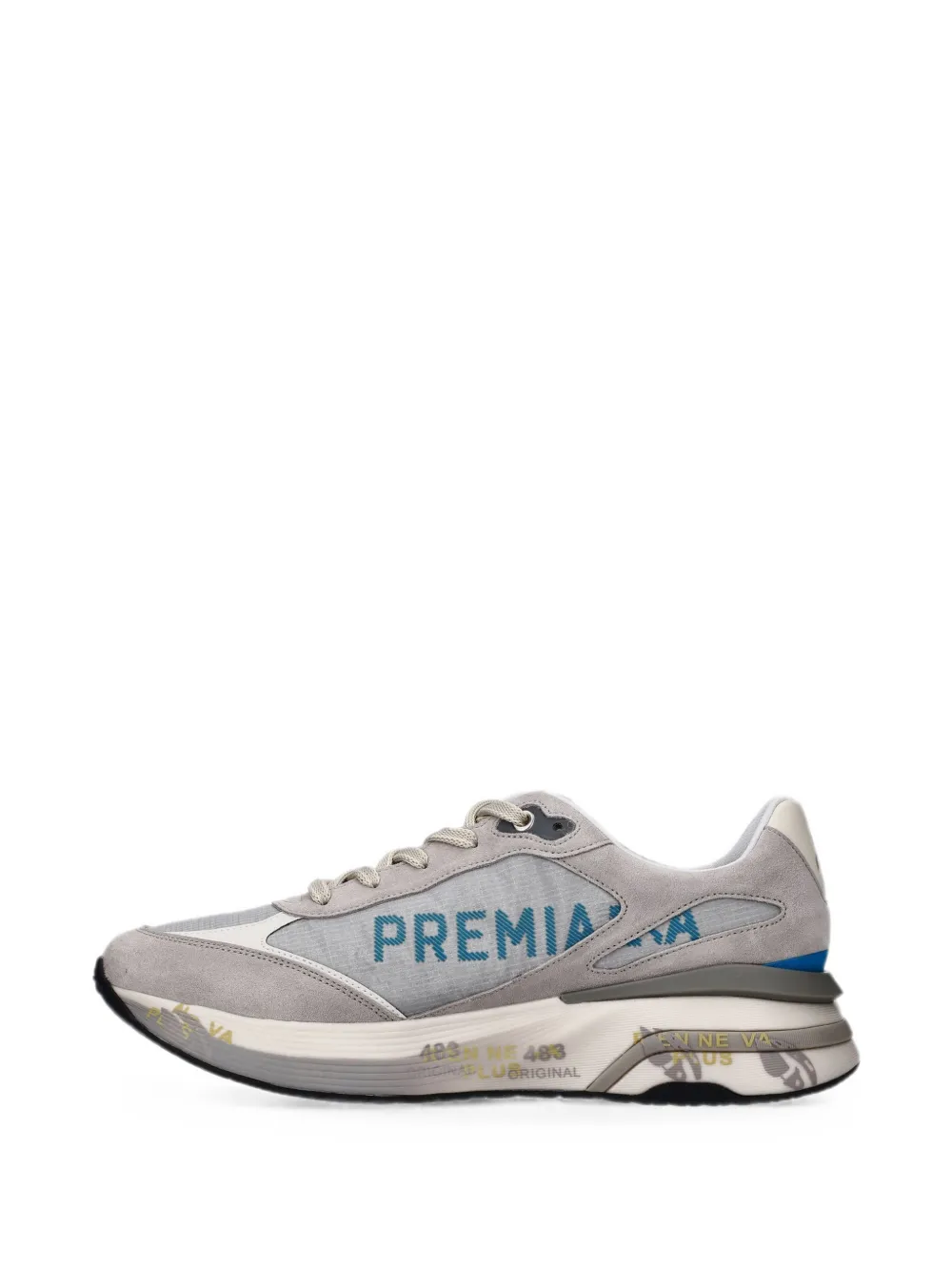 Premiata Moerun 8079 logo-patch sneakers Grijs
