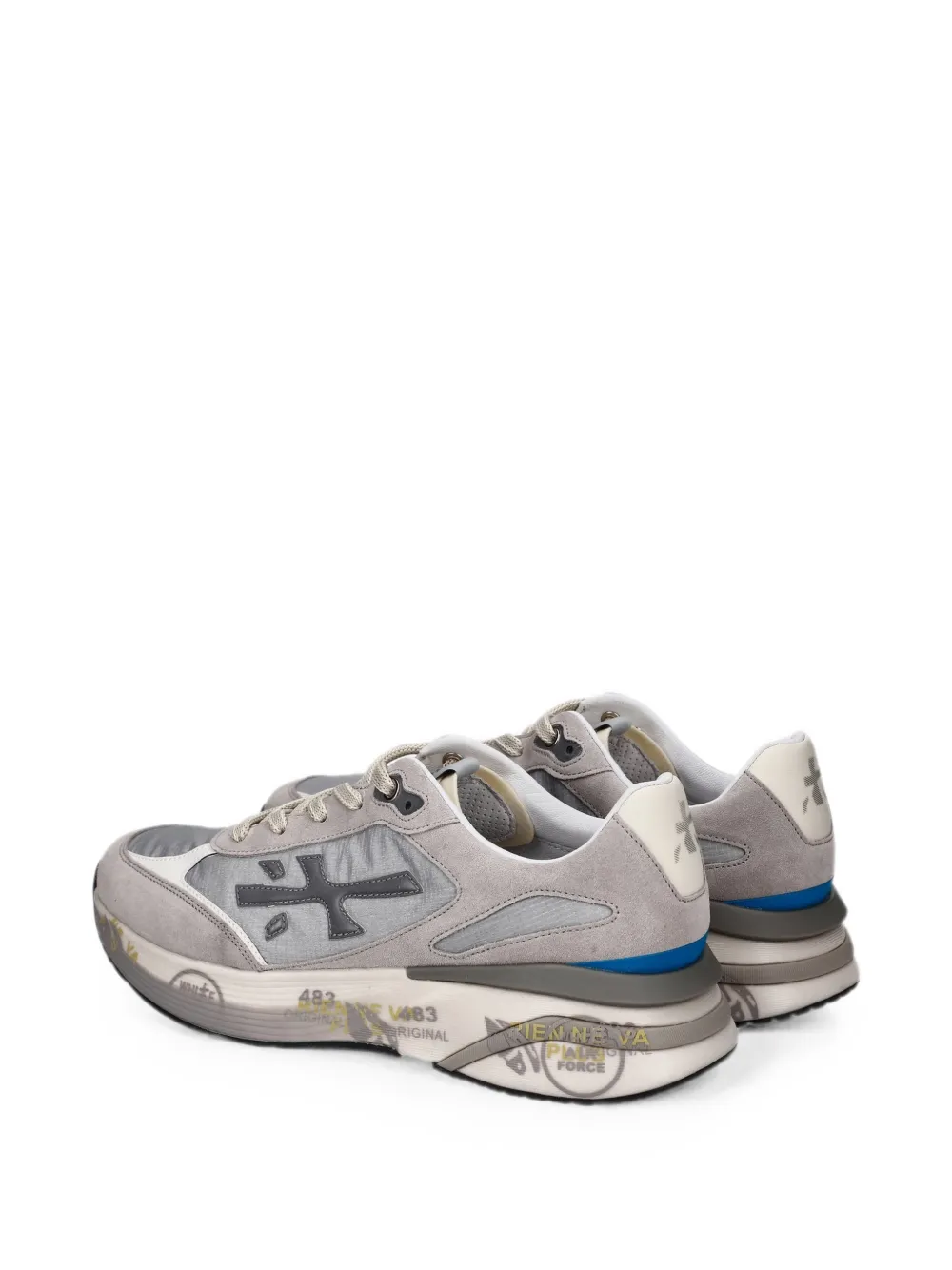 Premiata Moerun 8079 logo-patch sneakers Grijs