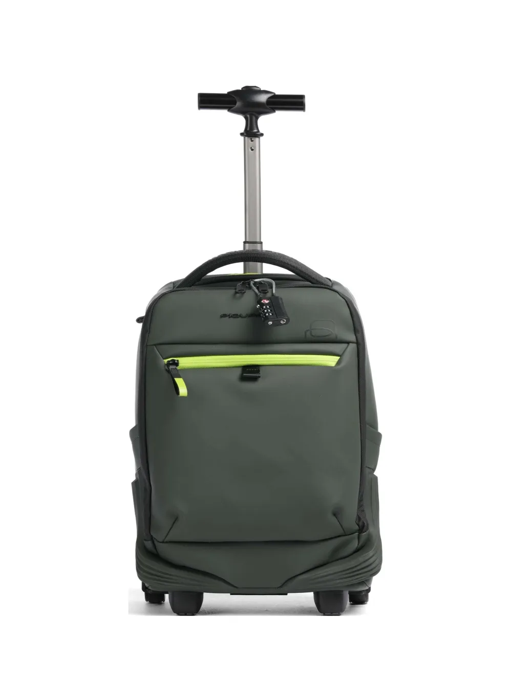 PIQUADRO water-resistant wheeled backpack - Verde