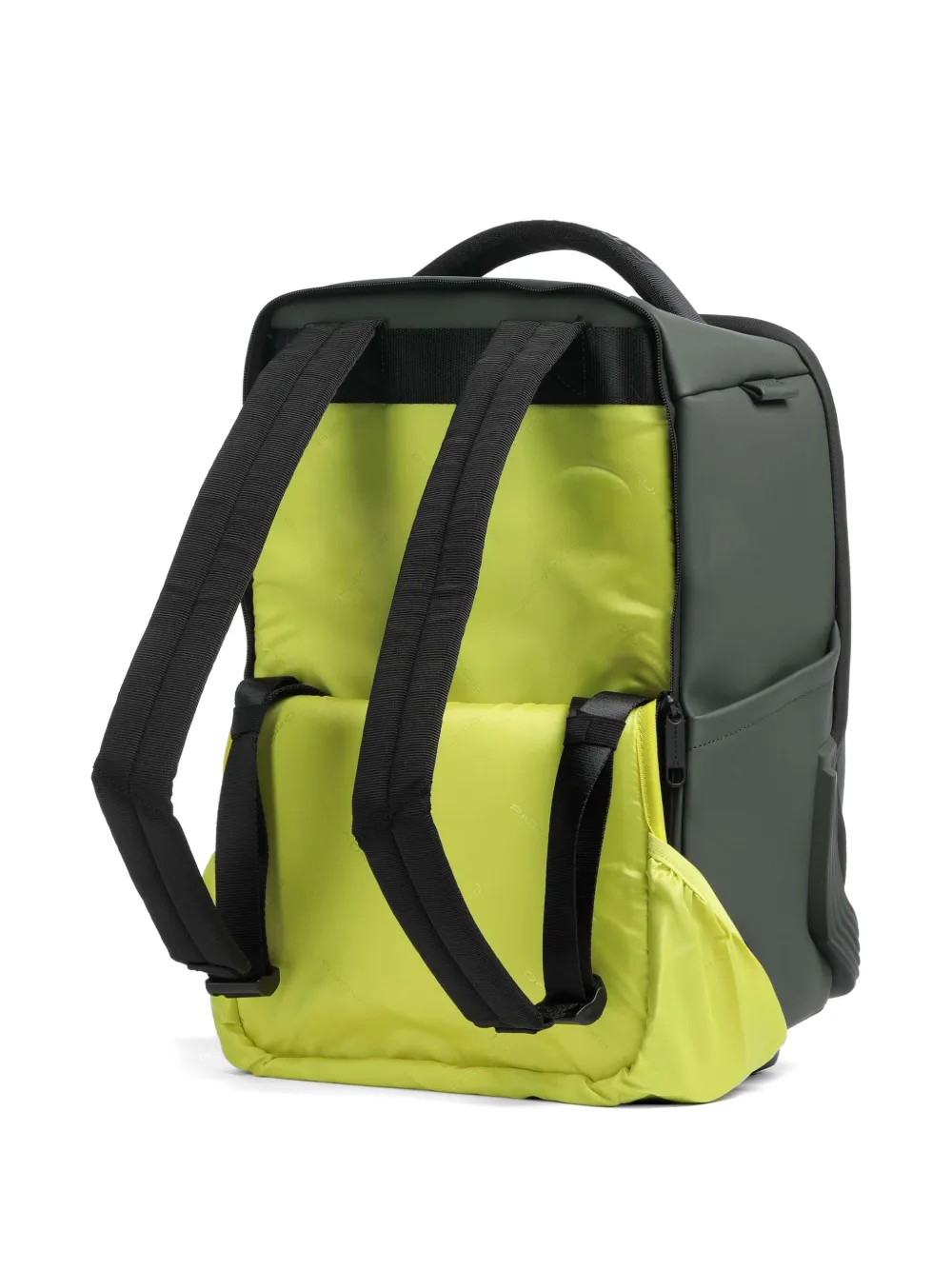 PIQUADRO Waterbestendige rugzak met wielen Groen