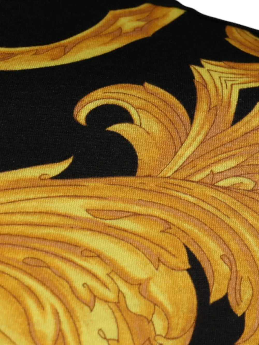 Versace Medusa Head T-shirt met barok-print Zwart