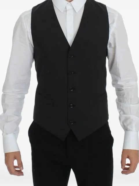 Dolce & Gabbana pointed-hem V-neck waistcoat