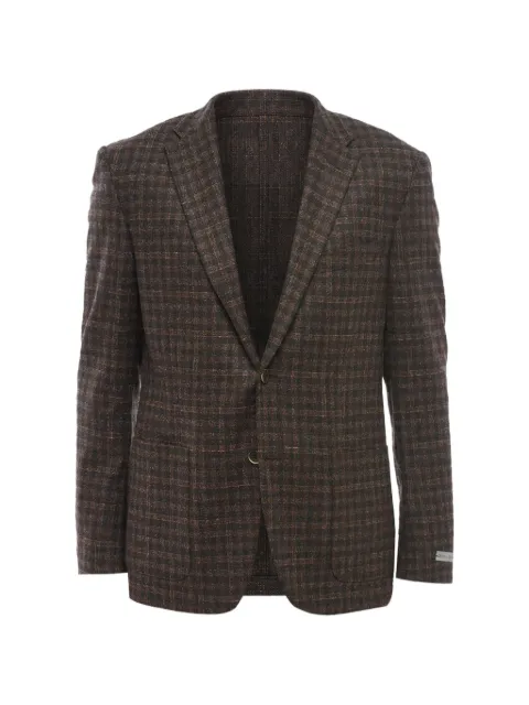 Corneliani Blazer xadrez com bolso