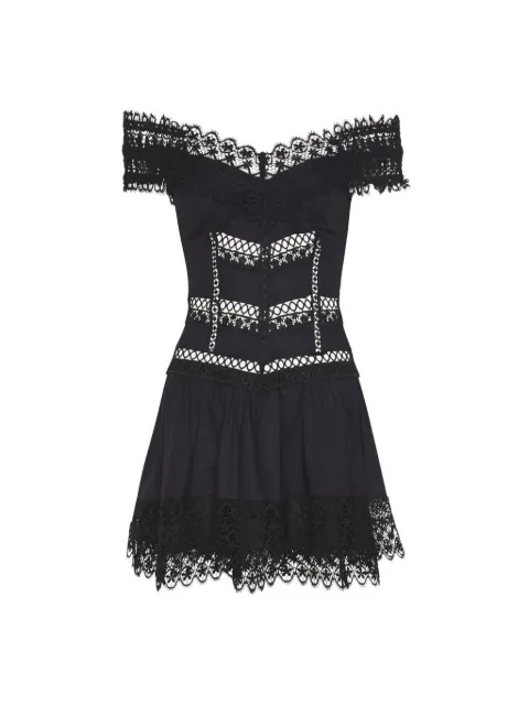 Charo Ruiz Ibiza Eliane lace-trim mini dress