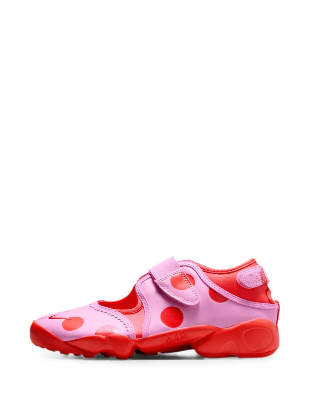 Nike Air Rift polka-dot split-toe sneakers Roze