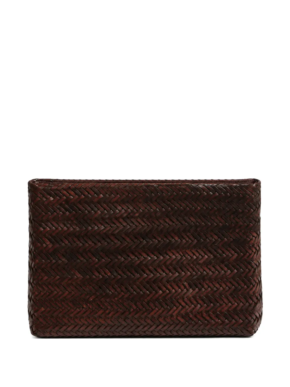Manebi x Alex Rivière Clutch Studio Klein - Marrone
