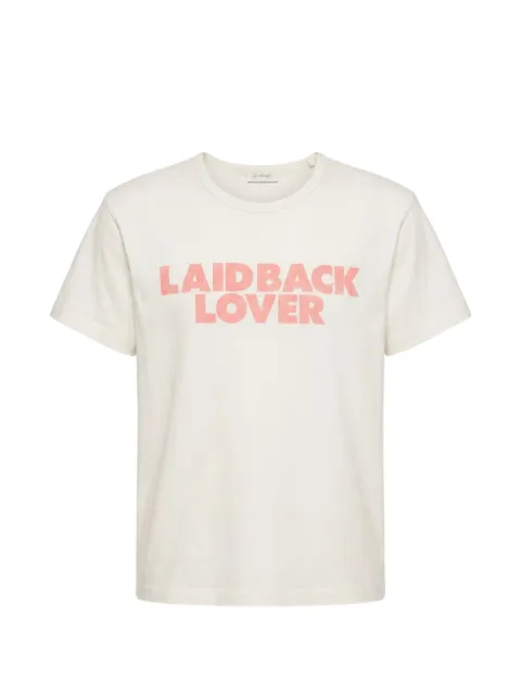 Second/Layer slogan-print crew-neck T-shirt