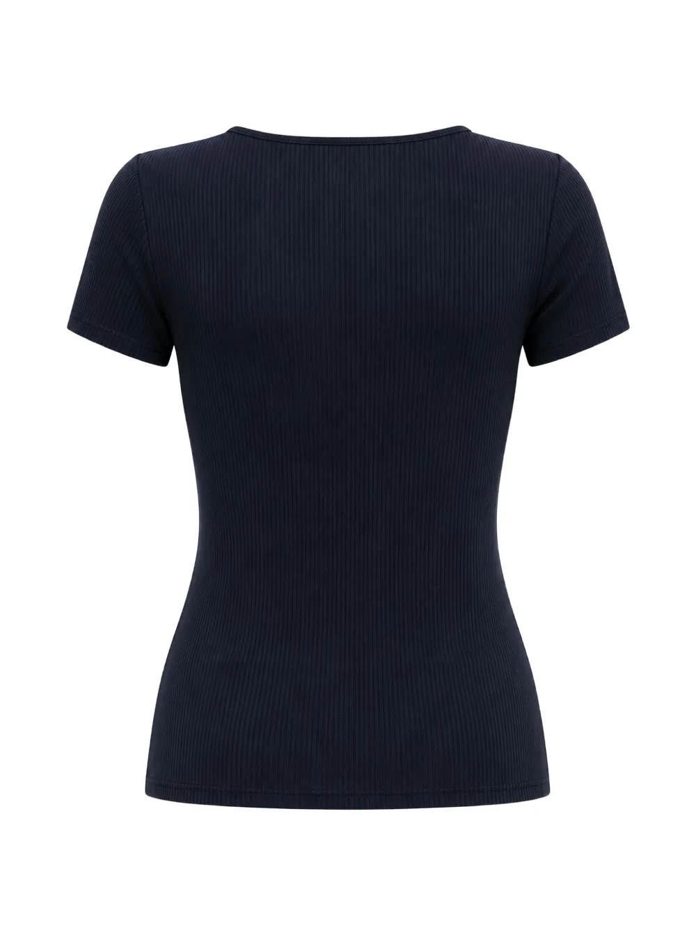 GUESS USA x North Sails ribgebreid T-shirt met logoprint Blauw