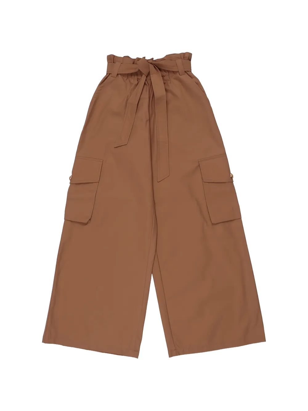 Balmain Kids belted cargo pants - Marrone