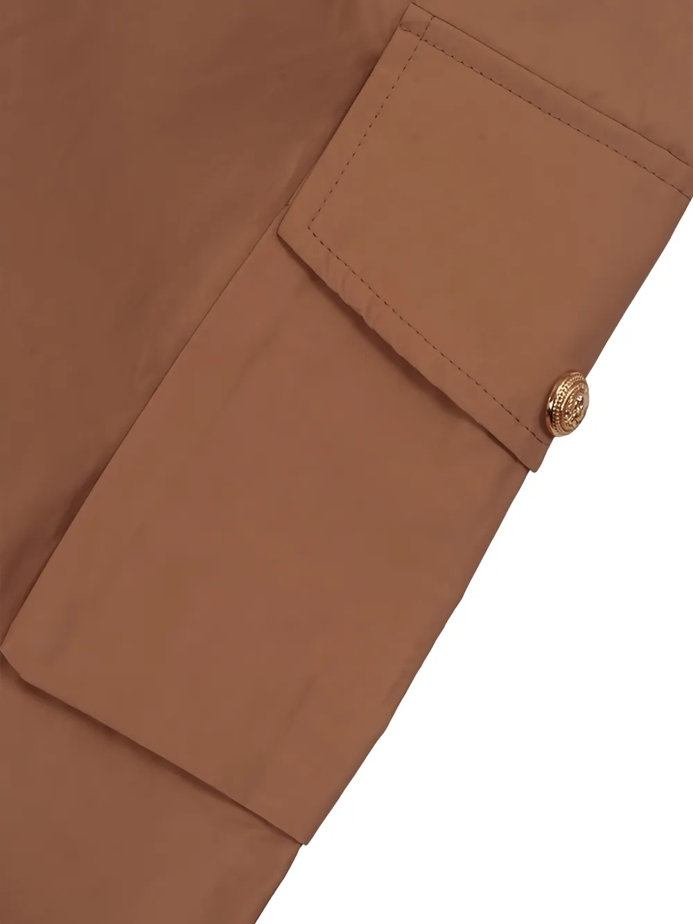 Balmain Kids Broek met ceintuur Bruin