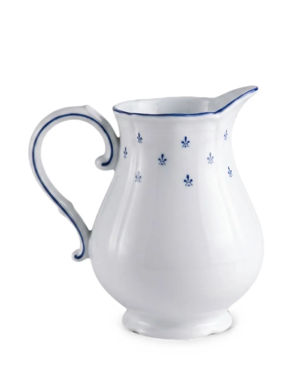 GINORI 1735 Antico Doccia fleur-de-lis milk jug - Bianco