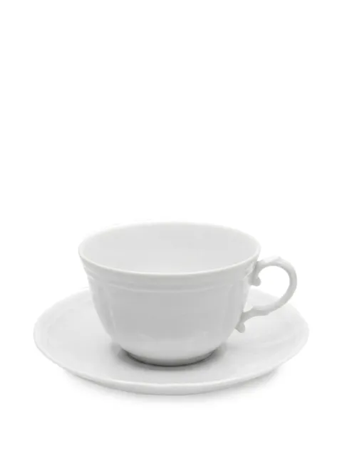 GINORI 1735 ridged scalloped-edge tea cup