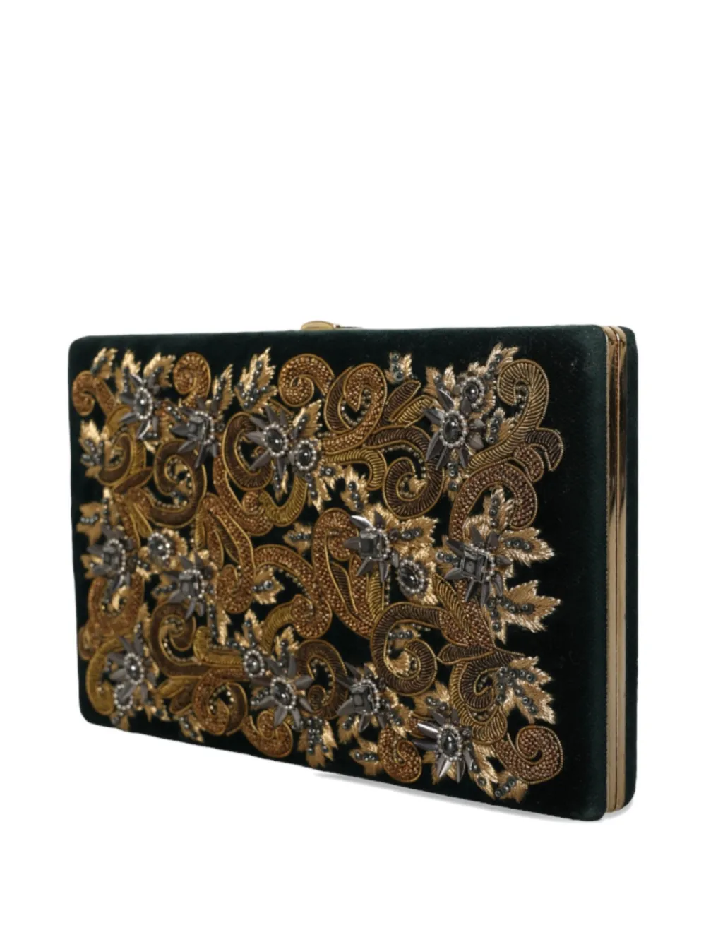 Dolce & Gabbana Clutch met borduurwerk Groen