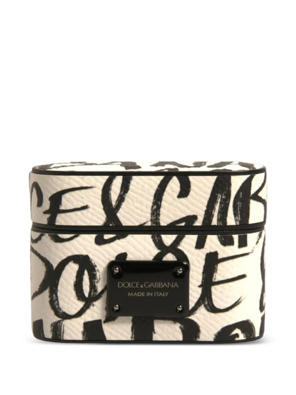 Dolce & Gabbana AirPods-Hülle mit Graffiti-Print - Nude