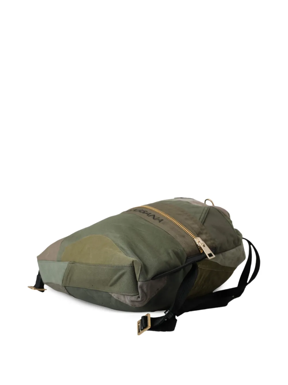 Dolce & Gabbana Rugzak met camouflageprint en patchwork Groen