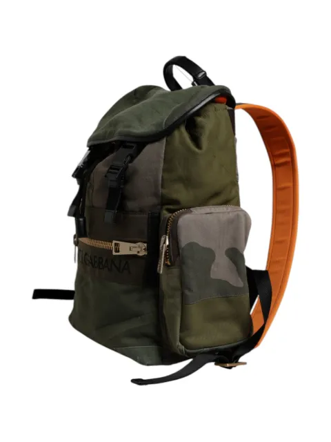 Dolce & Gabbana Patchwork-Rucksack mit Camouflage-Print