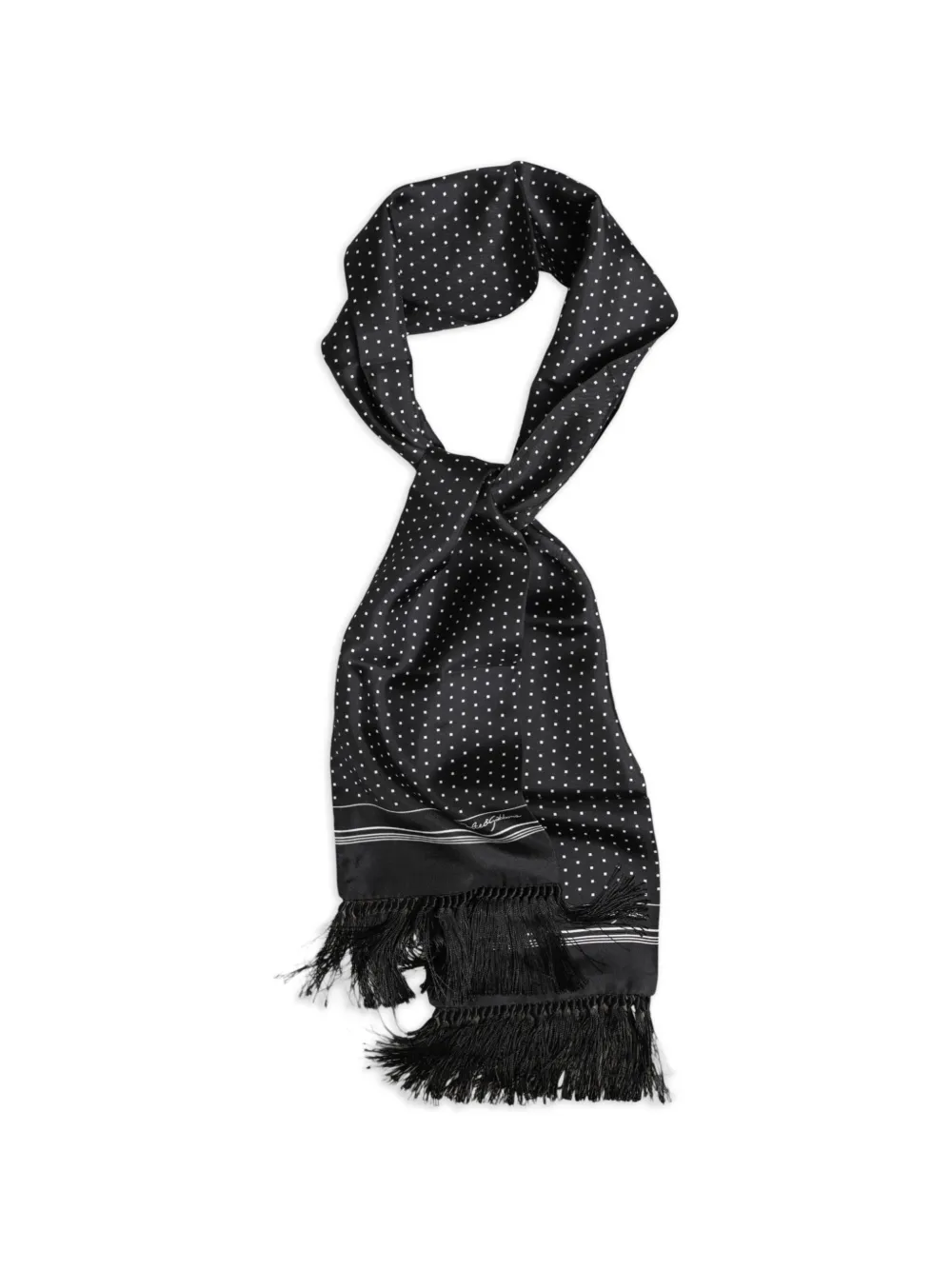 Dolce & Gabbana Sjaal met stippen Zwart