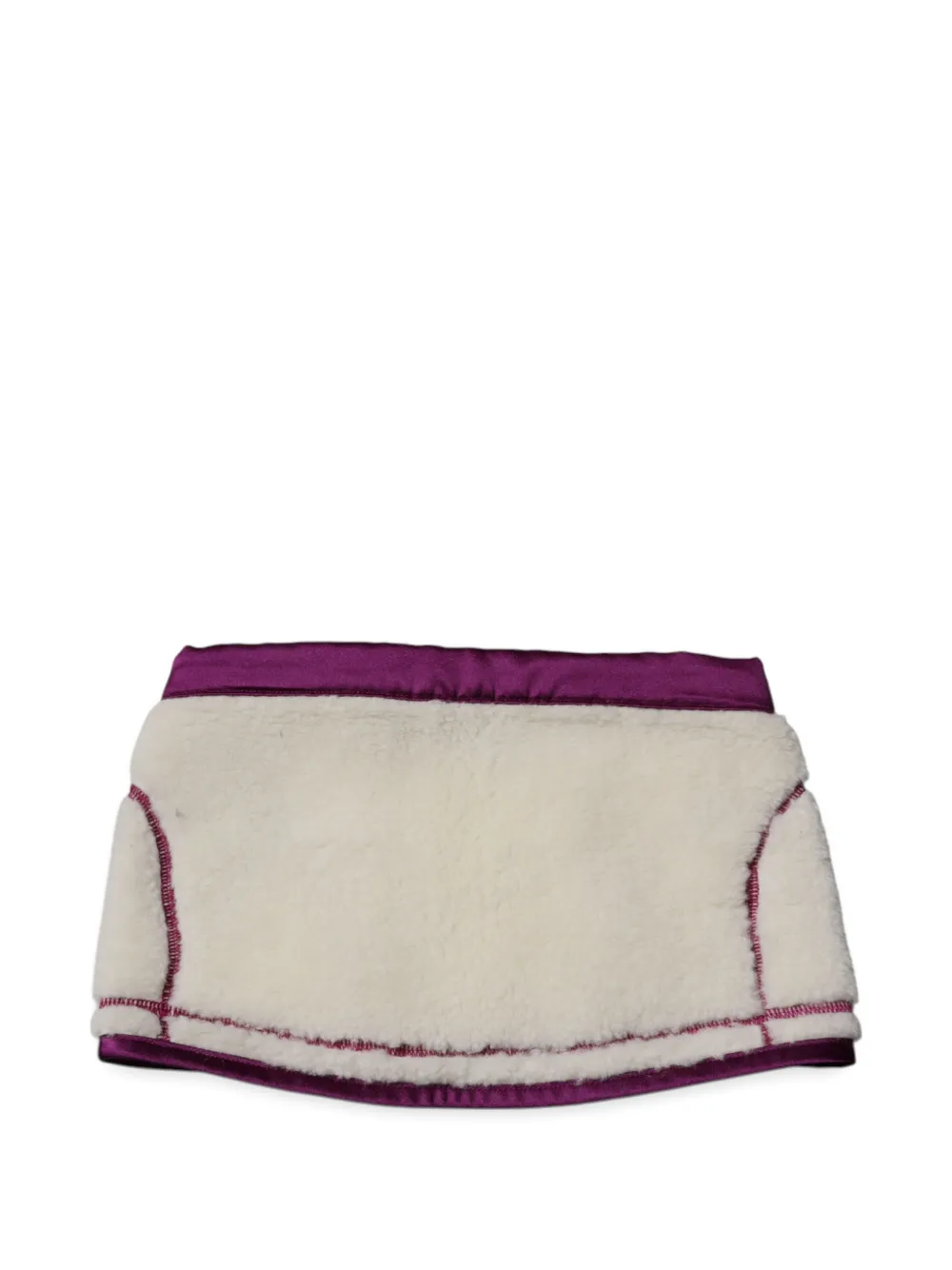 Dolce & Gabbana Col met satijnen afwerking Wit