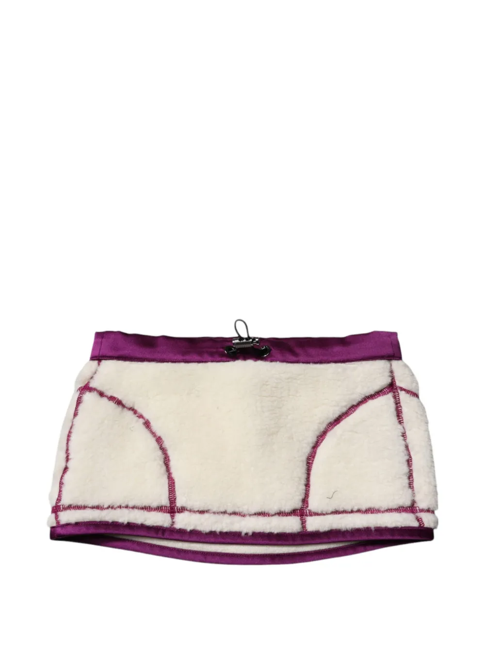 Dolce & Gabbana Scaldacollo con bordo satinato - Bianco