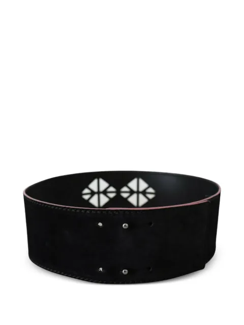 Costume National laser-cut studded belt