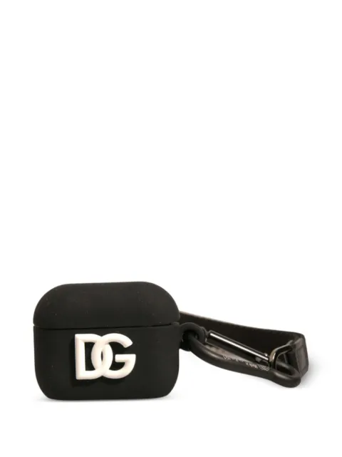 Dolce & Gabbana logo-embossed AirPods case