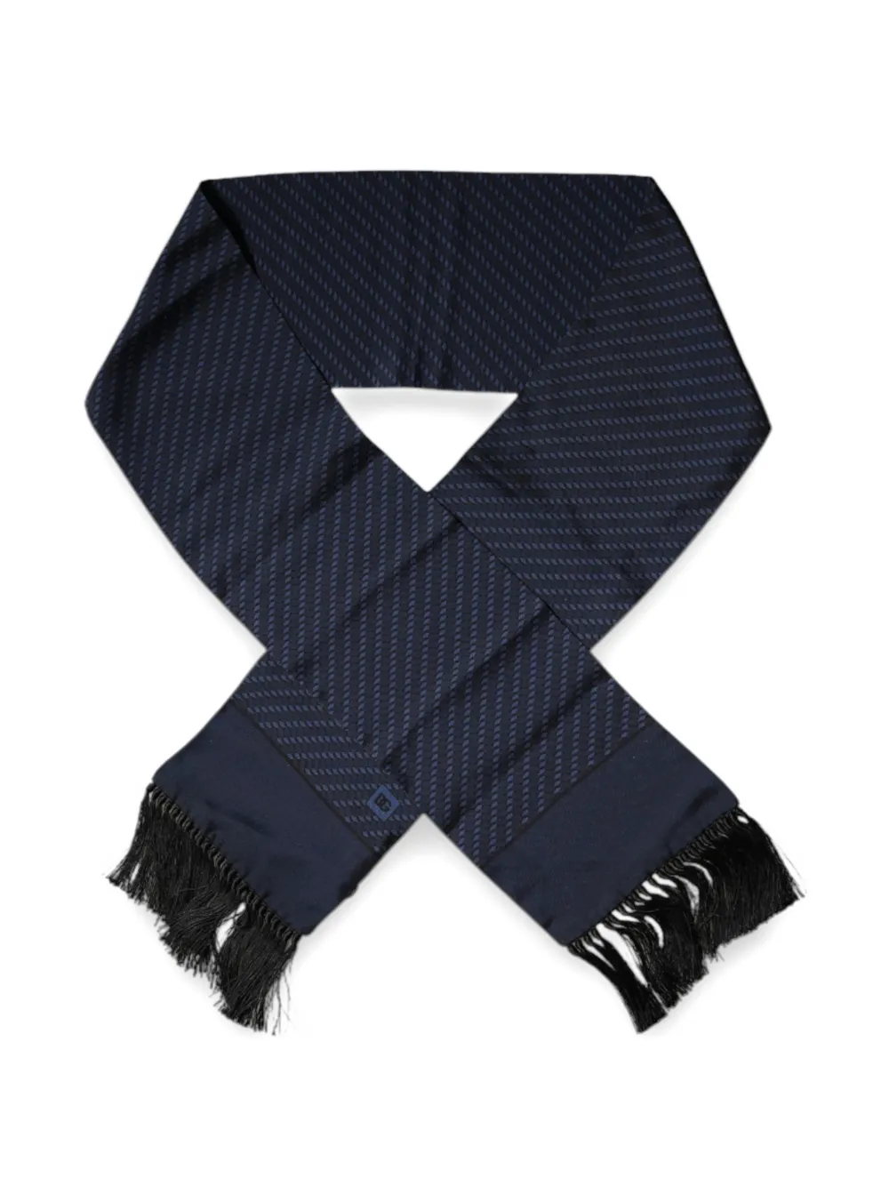 Dolce & Gabbana Sciarpa con frange - Blu