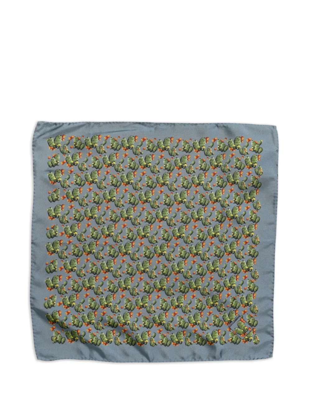 Dolce & Gabbana Fazzoletto da taschino con stampa - Blu