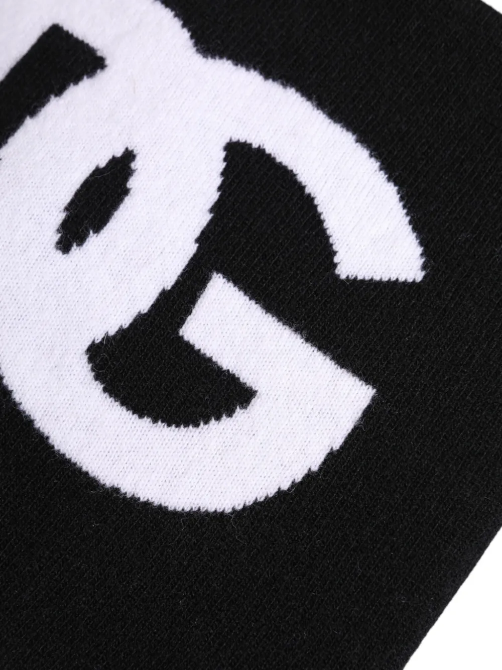 Dolce & Gabbana Col met logo Zwart